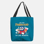 Paranoid Penguin-None-Basic Tote-Bag-NemiMakeit