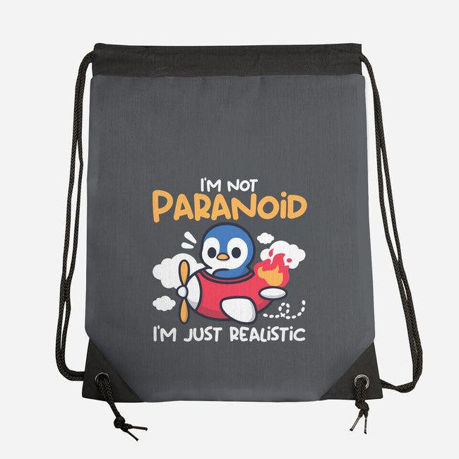 Paranoid Penguin-None-Drawstring-Bag-NemiMakeit