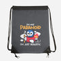 Paranoid Penguin-None-Drawstring-Bag-NemiMakeit