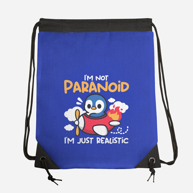 Paranoid Penguin-None-Drawstring-Bag-NemiMakeit