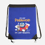 Paranoid Penguin-None-Drawstring-Bag-NemiMakeit