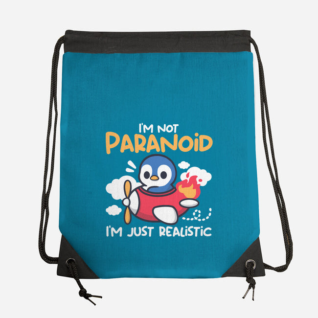 Paranoid Penguin-None-Drawstring-Bag-NemiMakeit