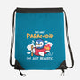 Paranoid Penguin-None-Drawstring-Bag-NemiMakeit