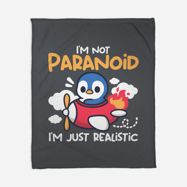 Paranoid Penguin-None-Fleece-Blanket-NemiMakeit