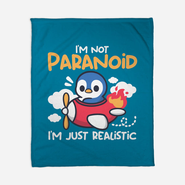 Paranoid Penguin-None-Fleece-Blanket-NemiMakeit