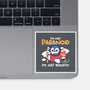 Paranoid Penguin-None-Glossy-Sticker-NemiMakeit