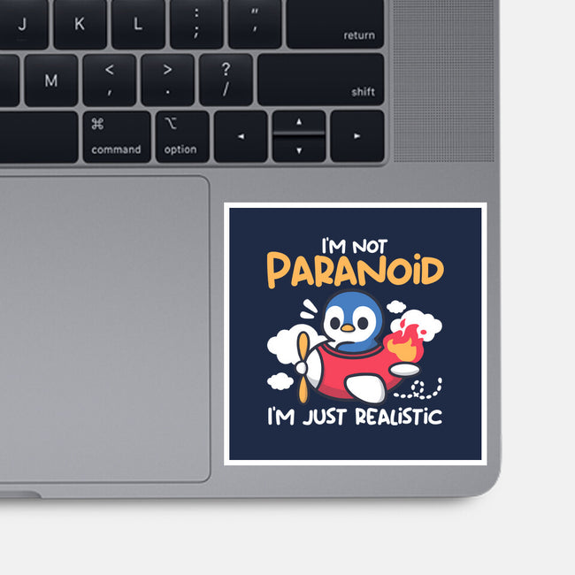 Paranoid Penguin-None-Glossy-Sticker-NemiMakeit