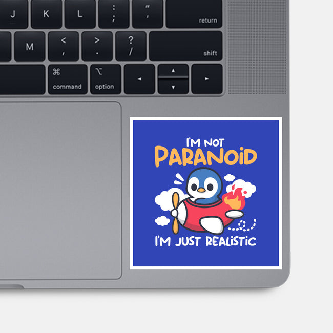 Paranoid Penguin-None-Glossy-Sticker-NemiMakeit
