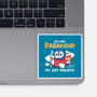 Paranoid Penguin-None-Glossy-Sticker-NemiMakeit