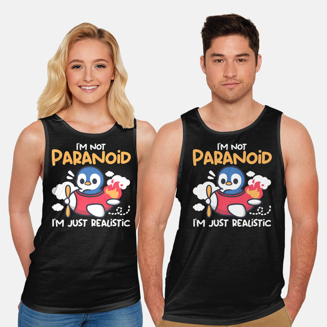 Paranoid Penguin-Unisex-Basic-Tank-NemiMakeit