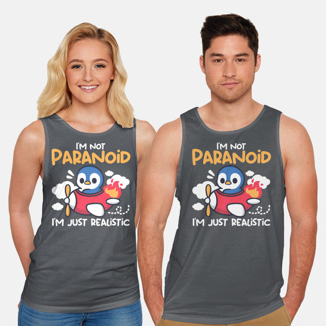 Paranoid Penguin-Unisex-Basic-Tank-NemiMakeit