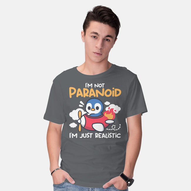 Paranoid Penguin-Mens-Basic-Tee-NemiMakeit