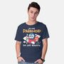 Paranoid Penguin-Mens-Basic-Tee-NemiMakeit