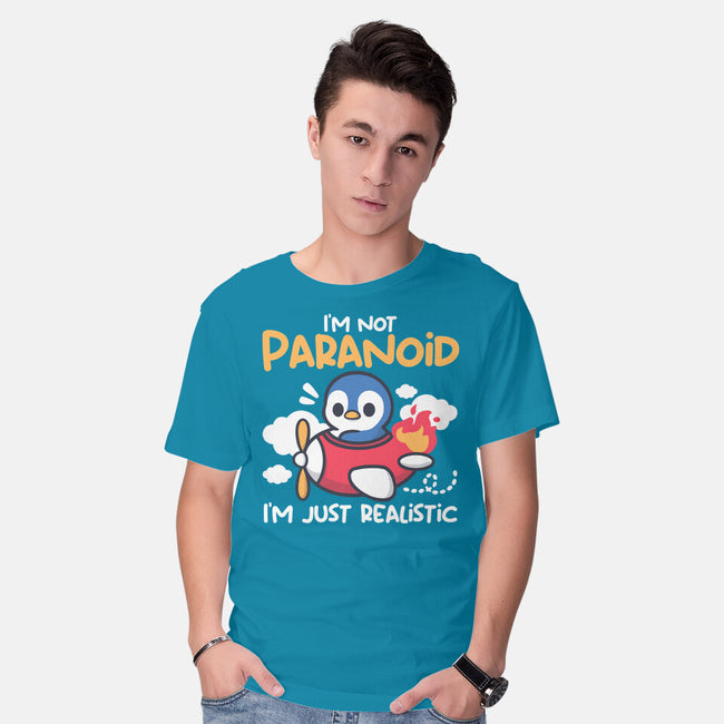 Paranoid Penguin-Mens-Basic-Tee-NemiMakeit