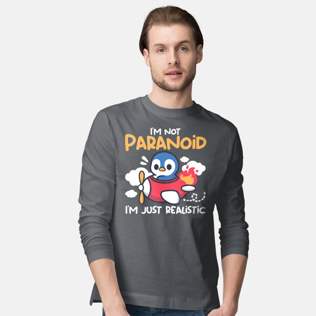 Paranoid Penguin-Mens-Long Sleeved-Tee-NemiMakeit