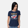 Paranoid Penguin-Womens-Basic-Tee-NemiMakeit