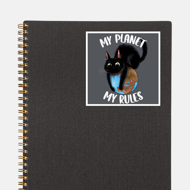 My Rules-None-Glossy-Sticker-zascanauta