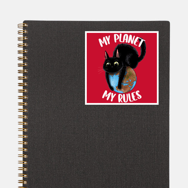 My Rules-None-Glossy-Sticker-zascanauta