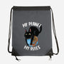 My Rules-None-Drawstring-Bag-zascanauta