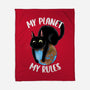 My Rules-None-Fleece-Blanket-zascanauta