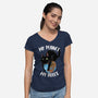 My Rules-Womens-V-Neck-Tee-zascanauta