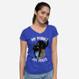 My Rules-Womens-V-Neck-Tee-zascanauta