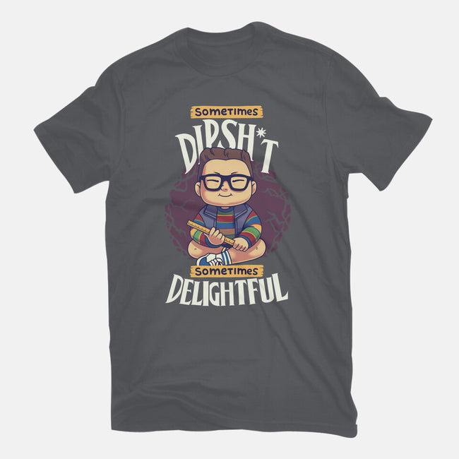 Sometimes Delightful-Unisex-Basic-Tee-Geekydog