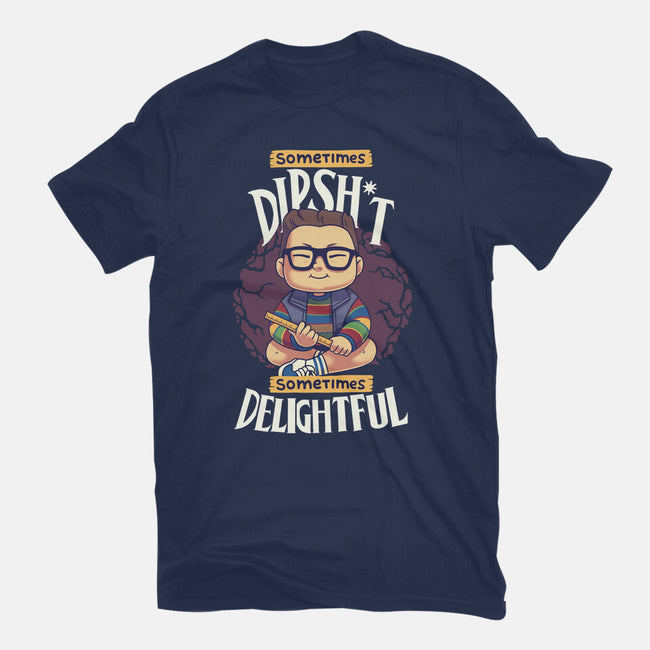 Sometimes Delightful-Womens-Basic-Tee-Geekydog