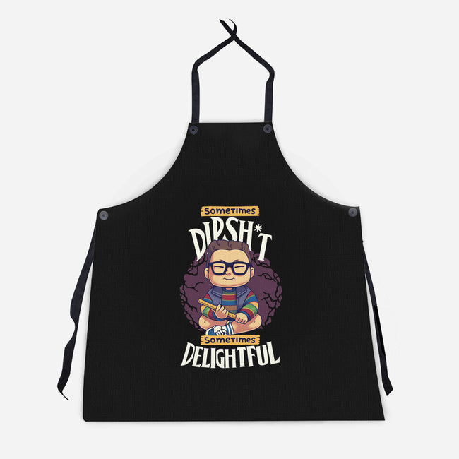 Sometimes Delightful-Unisex-Kitchen-Apron-Geekydog