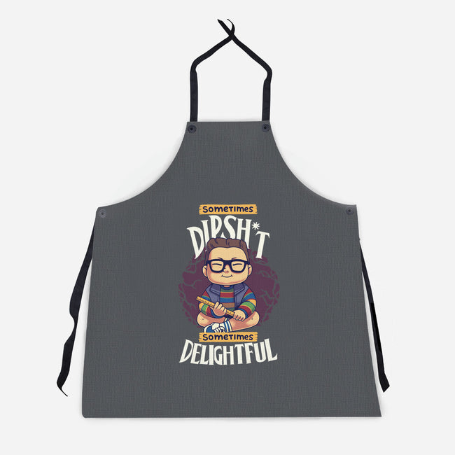 Sometimes Delightful-Unisex-Kitchen-Apron-Geekydog