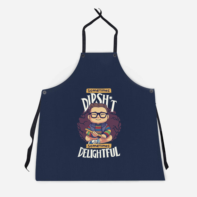 Sometimes Delightful-Unisex-Kitchen-Apron-Geekydog
