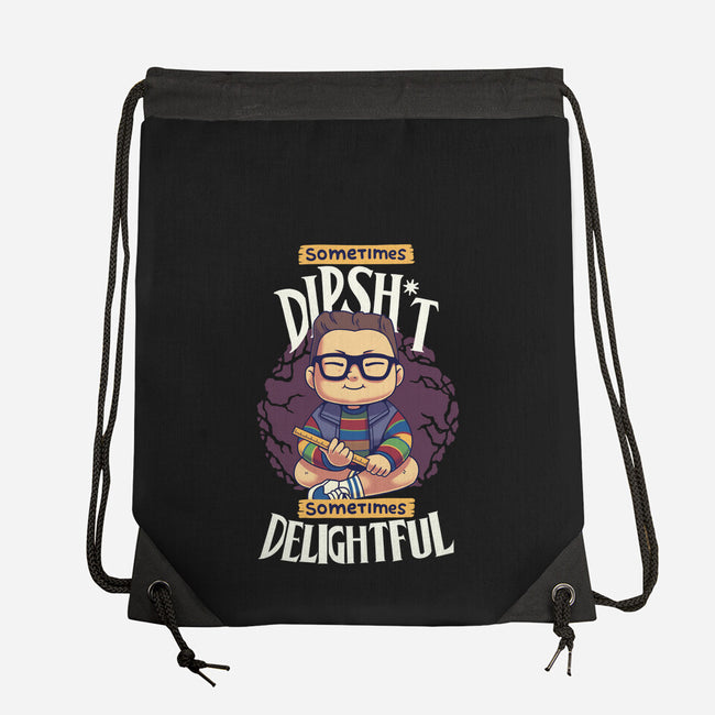 Sometimes Delightful-None-Drawstring-Bag-Geekydog