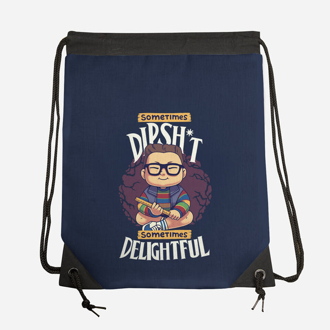 Sometimes Delightful-None-Drawstring-Bag-Geekydog
