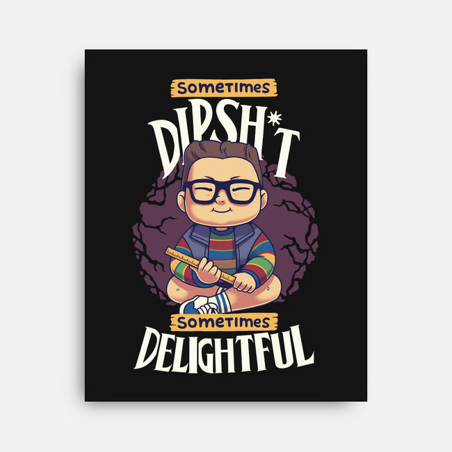 Sometimes Delightful-None-Stretched-Canvas-Geekydog