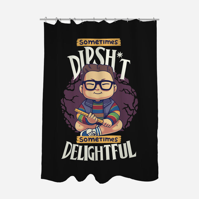 Sometimes Delightful-None-Polyester-Shower Curtain-Geekydog