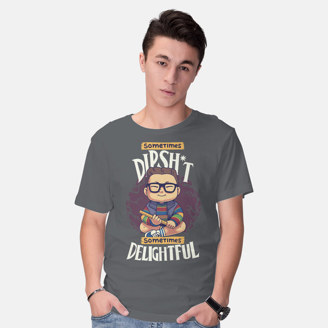 Sometimes Delightful-Mens-Basic-Tee-Geekydog