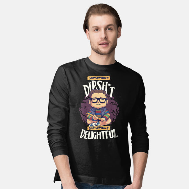 Sometimes Delightful-Mens-Long Sleeved-Tee-Geekydog