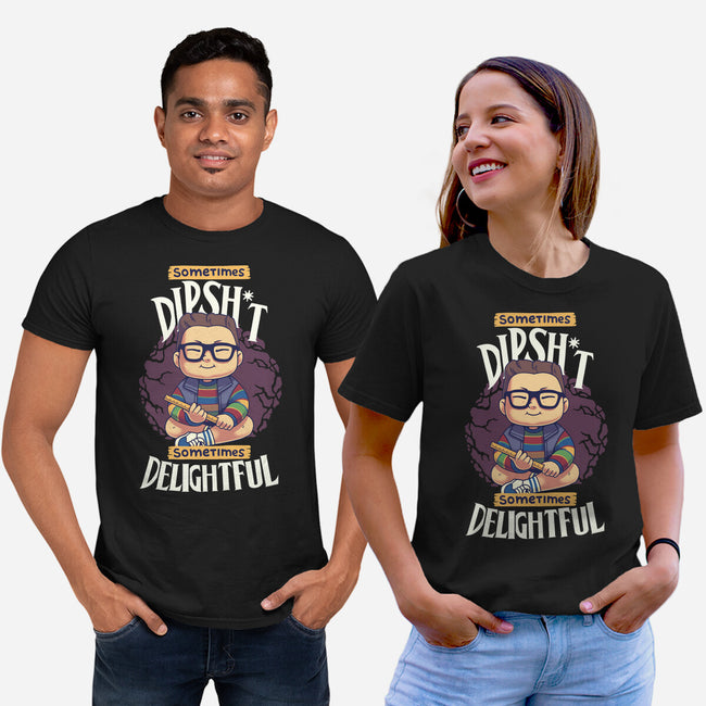 Sometimes Delightful-Unisex-Basic-Tee-Geekydog