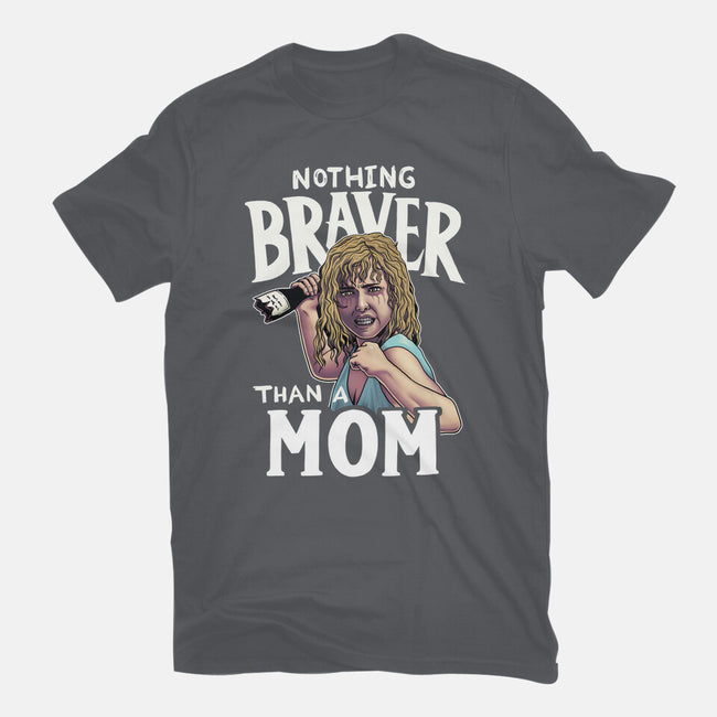 Nothing Braver-Womens-Fitted-Tee-Geekydog