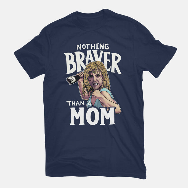 Nothing Braver-Womens-Fitted-Tee-Geekydog