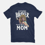 Nothing Braver-Womens-Fitted-Tee-Geekydog