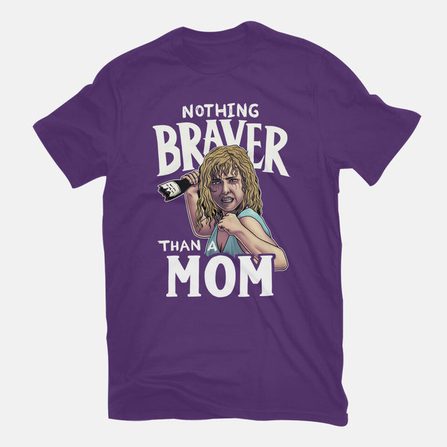 Nothing Braver-Womens-Fitted-Tee-Geekydog