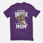 Nothing Braver-Womens-Fitted-Tee-Geekydog