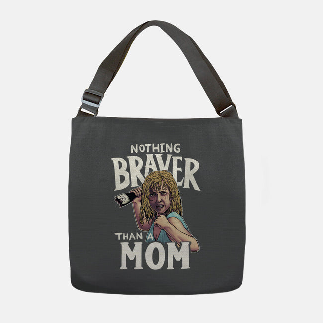 Nothing Braver-None-Adjustable Tote-Bag-Geekydog