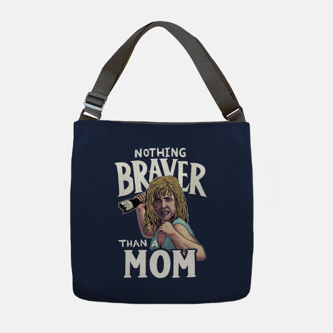Nothing Braver-None-Adjustable Tote-Bag-Geekydog
