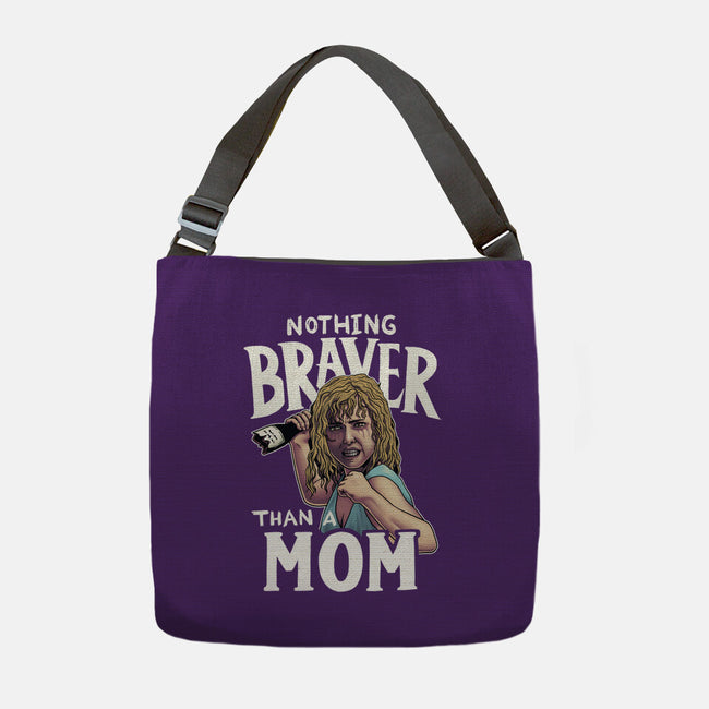 Nothing Braver-None-Adjustable Tote-Bag-Geekydog