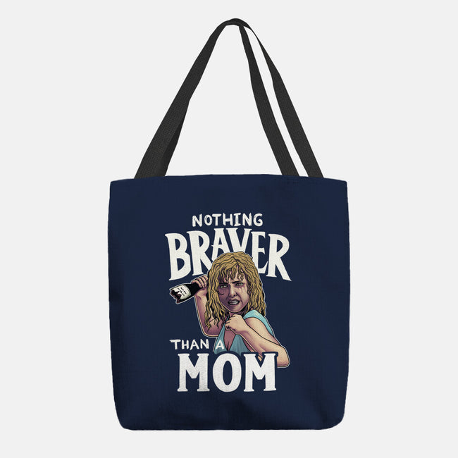 Nothing Braver-None-Basic Tote-Bag-Geekydog