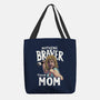 Nothing Braver-None-Basic Tote-Bag-Geekydog