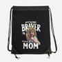 Nothing Braver-None-Drawstring-Bag-Geekydog