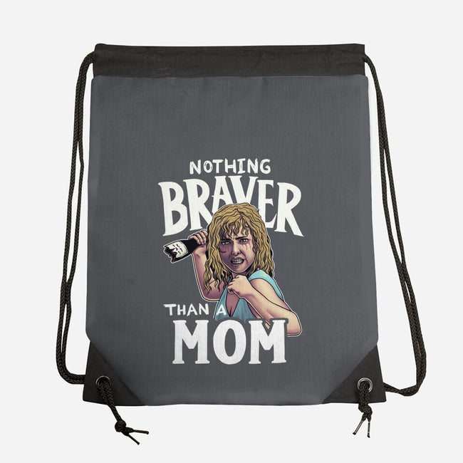Nothing Braver-None-Drawstring-Bag-Geekydog